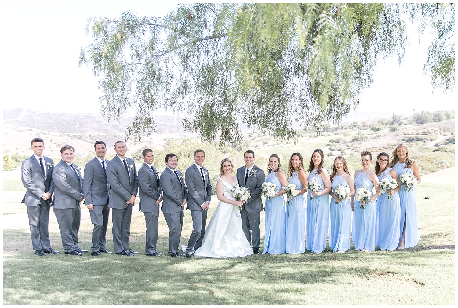 catherine + tim - bella collina golf course - san clemente california - wedding party - bride and groom couples portraits-0073