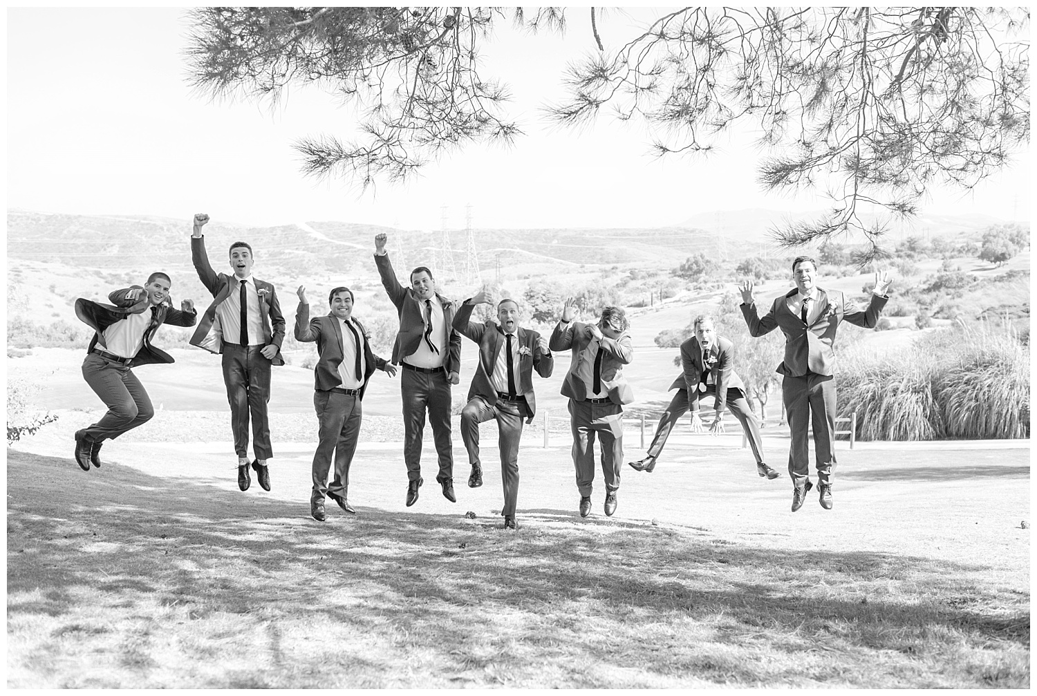 catherine + tim - bella collina golf course - san clemente california - wedding party - bride and groom couples portraits-0132b