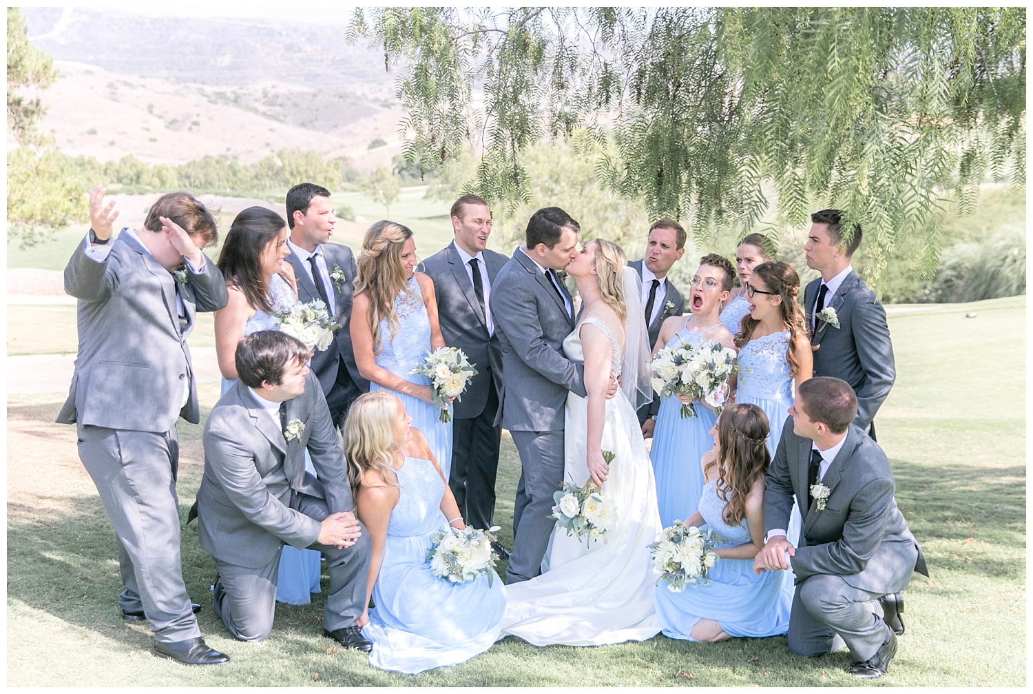 catherine + tim - bella collina golf course - san clemente california - wedding party - bride and groom couples portraits-0089